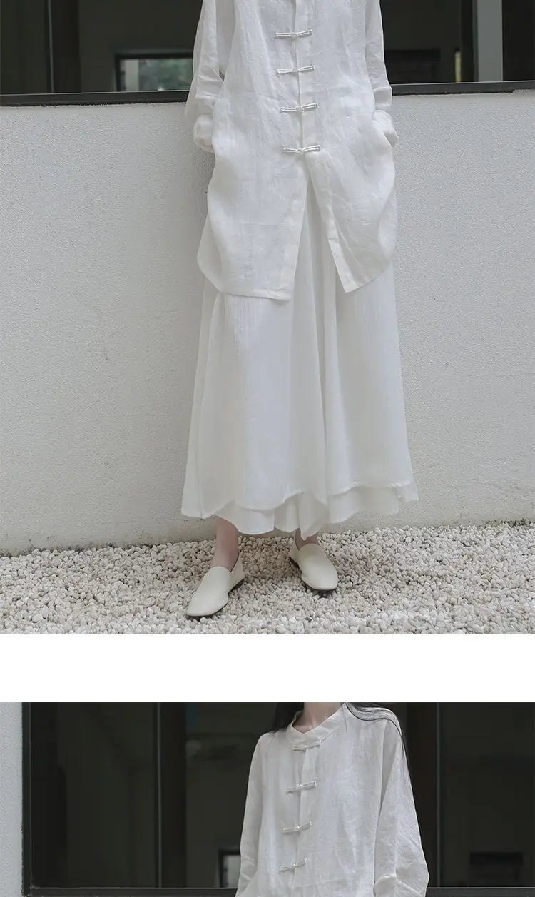 Jackets Women Solid Loose Outwear Creativity Chinese Style Temperament Personality Leisure Simple Ladies Sun-protective Retro