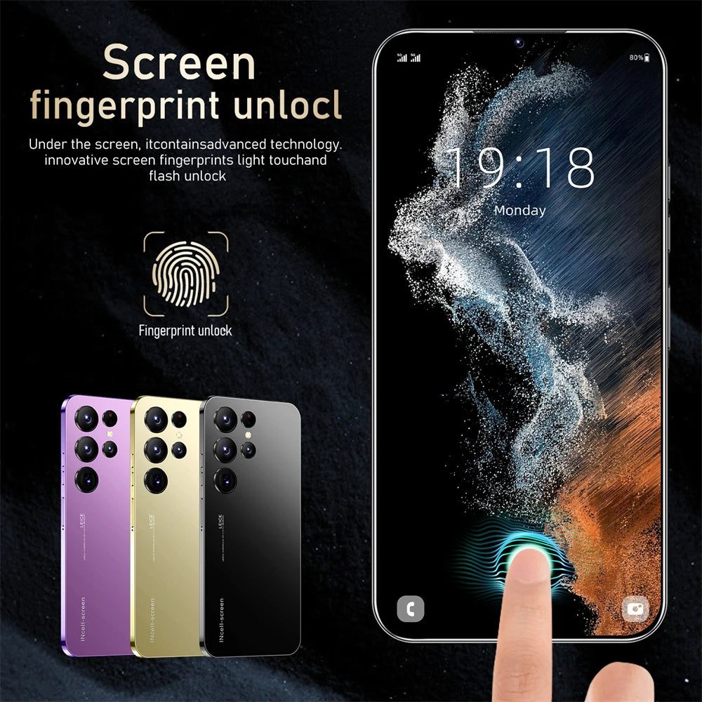 2026 High Quality S26 Ultrar Ultra original intelligent 4G 5G dual card dual standby system global version 7800mAh battery