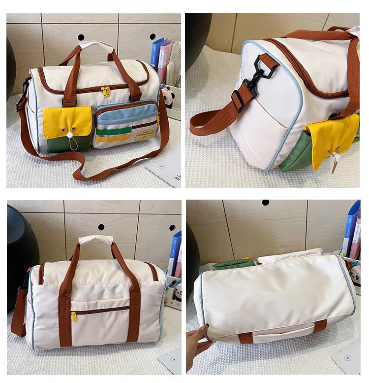 Travel Bag, Duffel Bag Cosmetics Bag, Professional Fitness Bag, Yoga Swimming Training Backpack, Satchel Shoulder Crossbody Tote