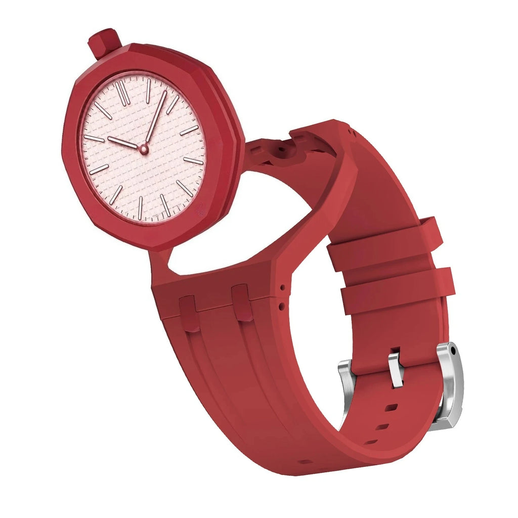 Ceramic Modification Kit For Swatch x AP Royal POP Biomaterials Watch Case Silicone Strap Pocket Changer To Wristwatch