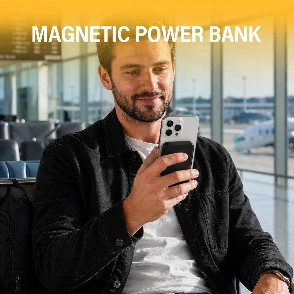 MIG & MIK STYLE™ 5,000mAh Magnetic Wireless Power Bank