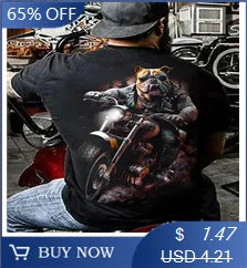 Breathable Polyester Short Sleeve Tee Men's Fashionable Digital Print Short Sleeve T-Shirt in Black & Gray Stripes - Breathable