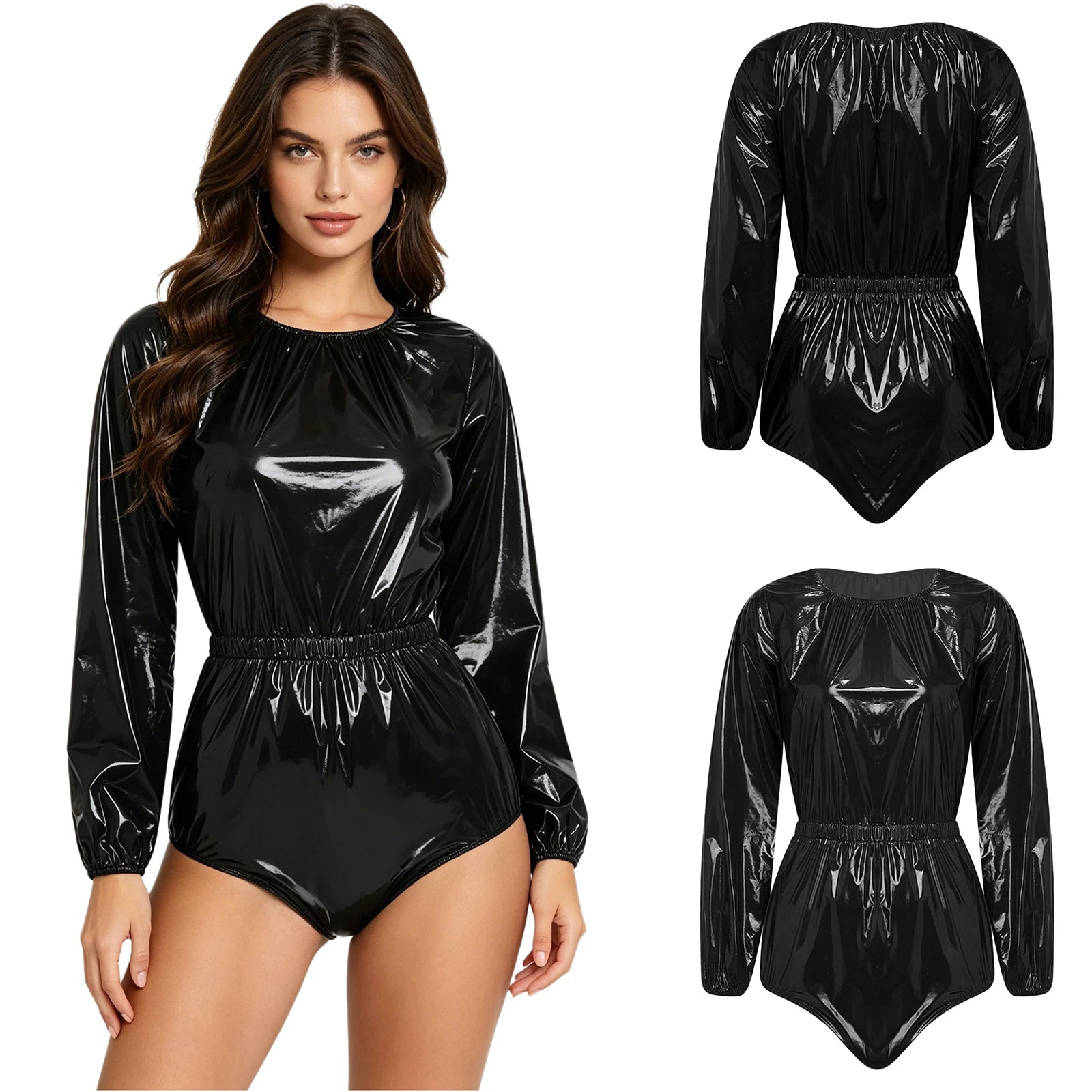 Women Men Waterproof Adaptive Bodysuit Elderly Bedridden Leak-proof Incontinence Diaper Cover Easy-to Wear Rompers Swimsuit
