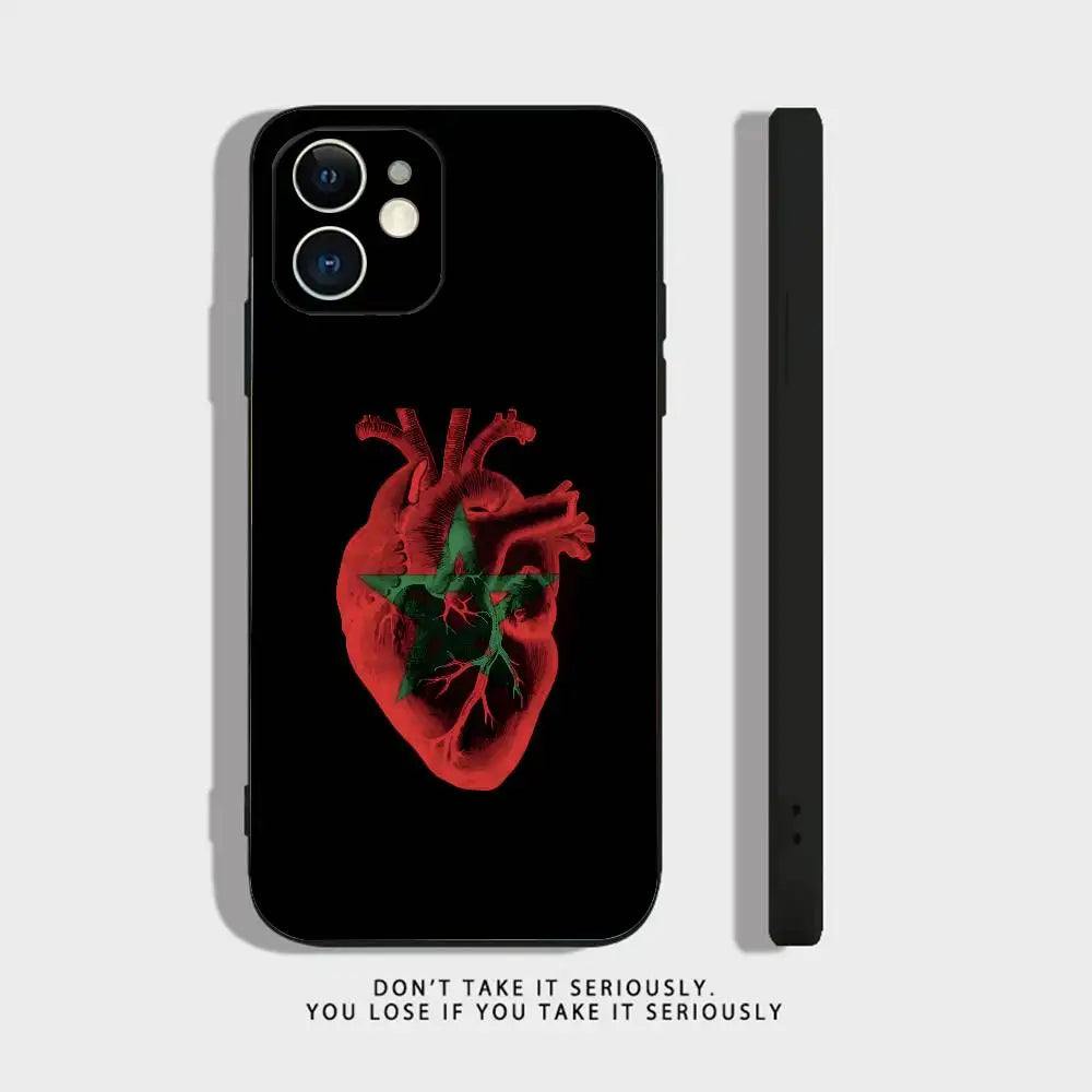 MIG & MIK STYLE™ Morocco Flag Soft TPU Shockproof Phone Case