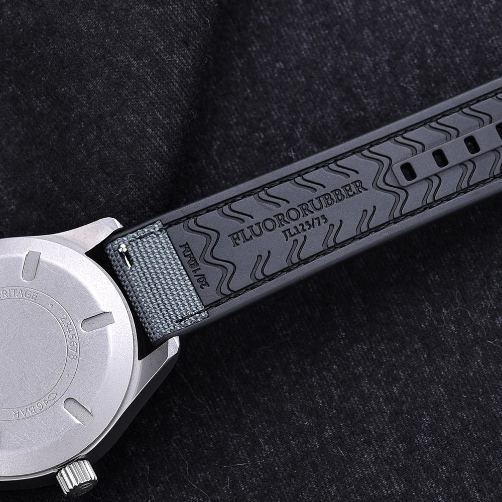 MIG & MIK STYLE™ Hybrid FKM Canvas Watch Strap