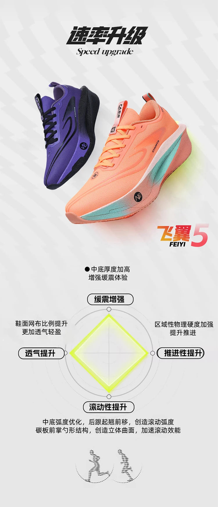 Running Shoes Carbon Board Speciality Sports Marathon Men Breathable Lightweight Women's Comfortable Athletic Chunta Sneakers