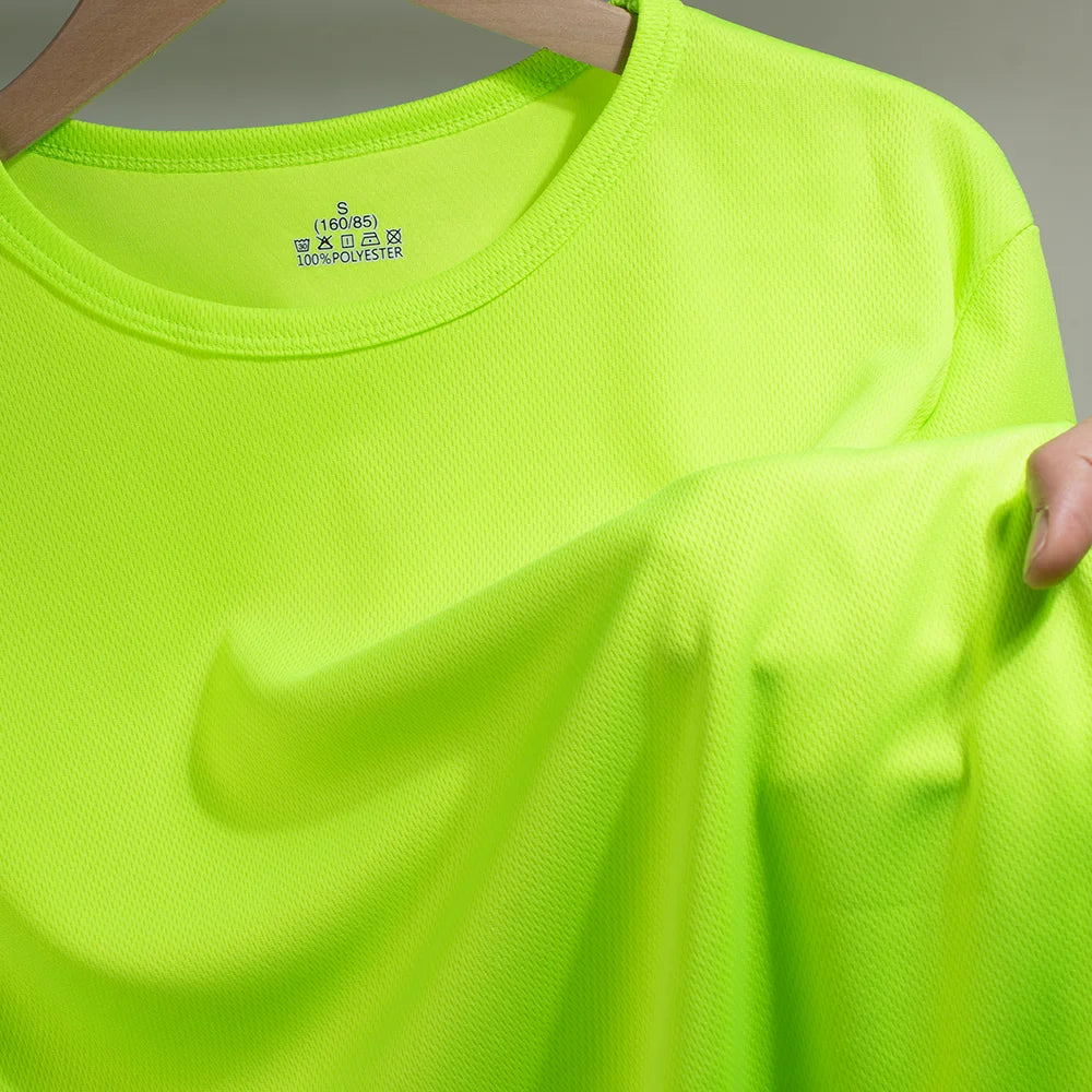 Multicolor Quick Dry Short Sleeve Sport T Shirt Gym Jerseys Fitness Shirts Trainer Running T-Shirt Men's Breathable Sportswear