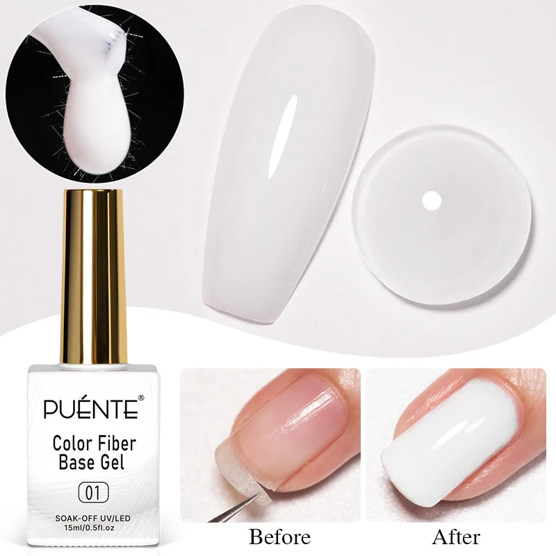 MIG & MIK STYLE™ Fiber Base Gel Nail Strengthener (15ml)
