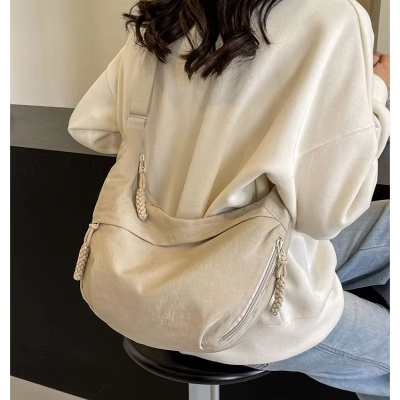 MIG & MIK STYLE™ Canvas Dumpling Crossbody Bag