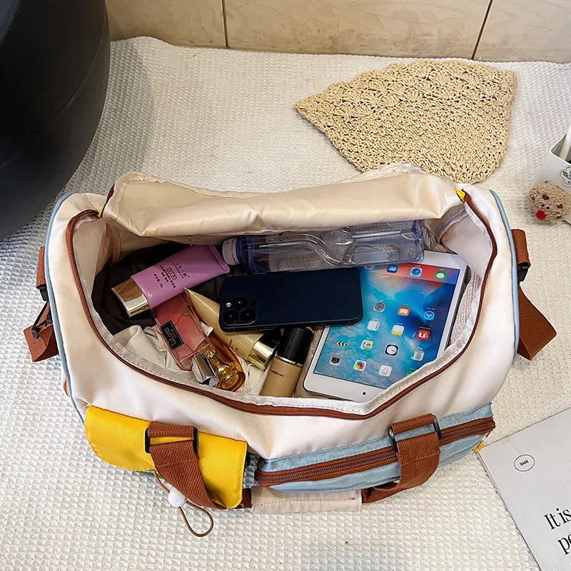Travel Bag, Duffel Bag Cosmetics Bag, Professional Fitness Bag, Yoga Swimming Training Backpack, Satchel Shoulder Crossbody Tote