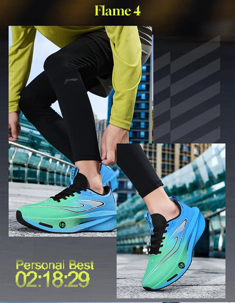 Running Shoes Carbon Board Speciality Sports Marathon Men Breathable Lightweight Women's Comfortable Athletic Chunta Sneakers