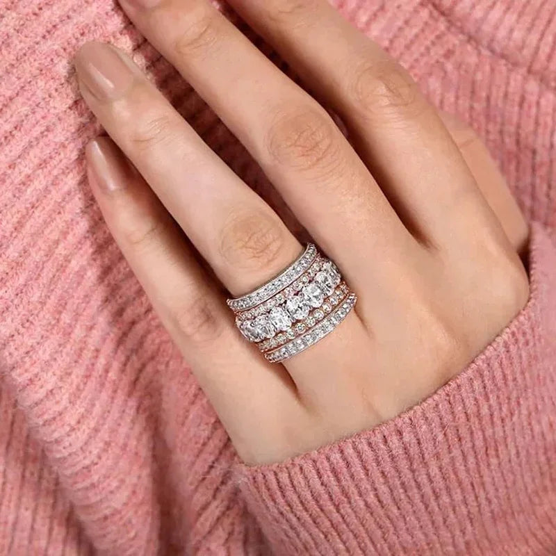 Wide CZ Statement Ring — MIG & MIK STYLE™