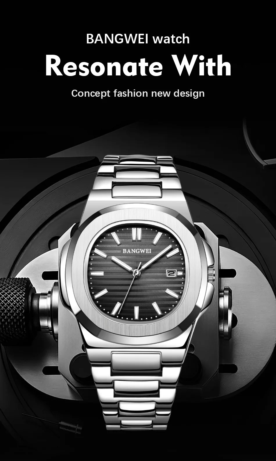 2026 New LIGE Luxury Watch Men Business Waterproof Male Clock Luminous Date Stainless Steel Square Quartz Men Watch Reloj Hombre