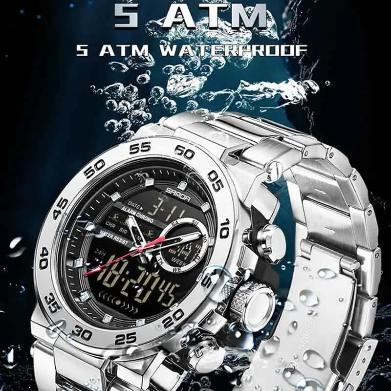 MIG & MIK STYLE™ Tactical Dual Display Sports Watch