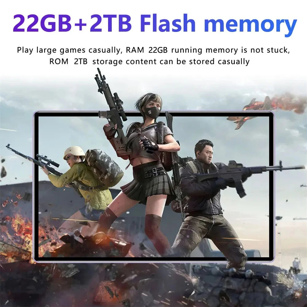 2026 Original Pad 16 Pro Tablet Android 15 24GB 2TB Snapdragon 8 Gen 2 Global Version Tablet 5G Dual SIM Google Play Tablets PC