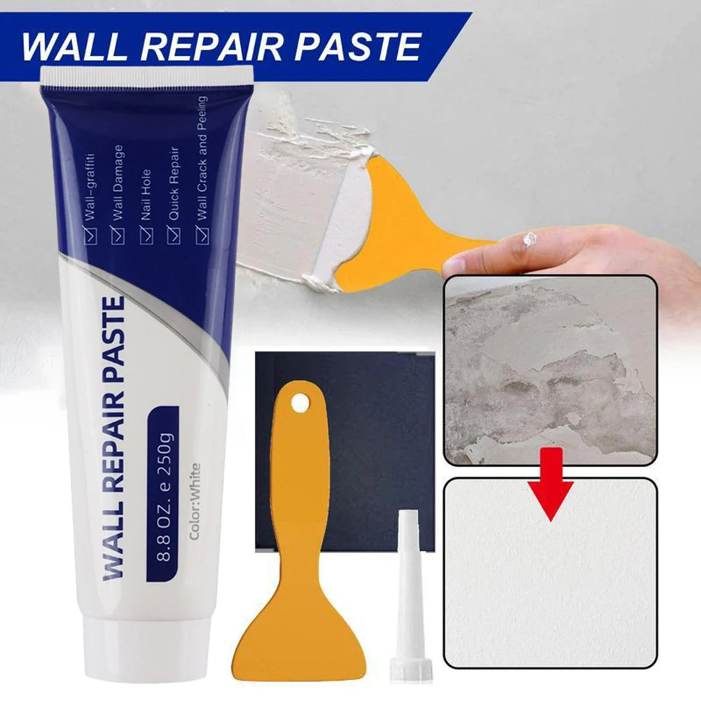 Dry Wall Patch Repair Kit 250g Wall Mending Agents Multi-Functional Quick-Drying Wall Repair Paste Heavy Duty Concrete Sealant