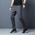 Classic Urban Straight-Leg Joggers – Men's Slim Fit Elastic Waist Casual Trousers