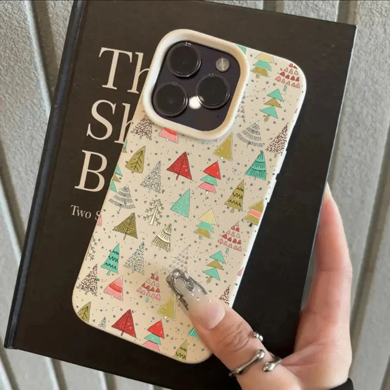 MIG & MIK STYLE™ Christmas Tree & Snowflake Shockproof Phone Case
