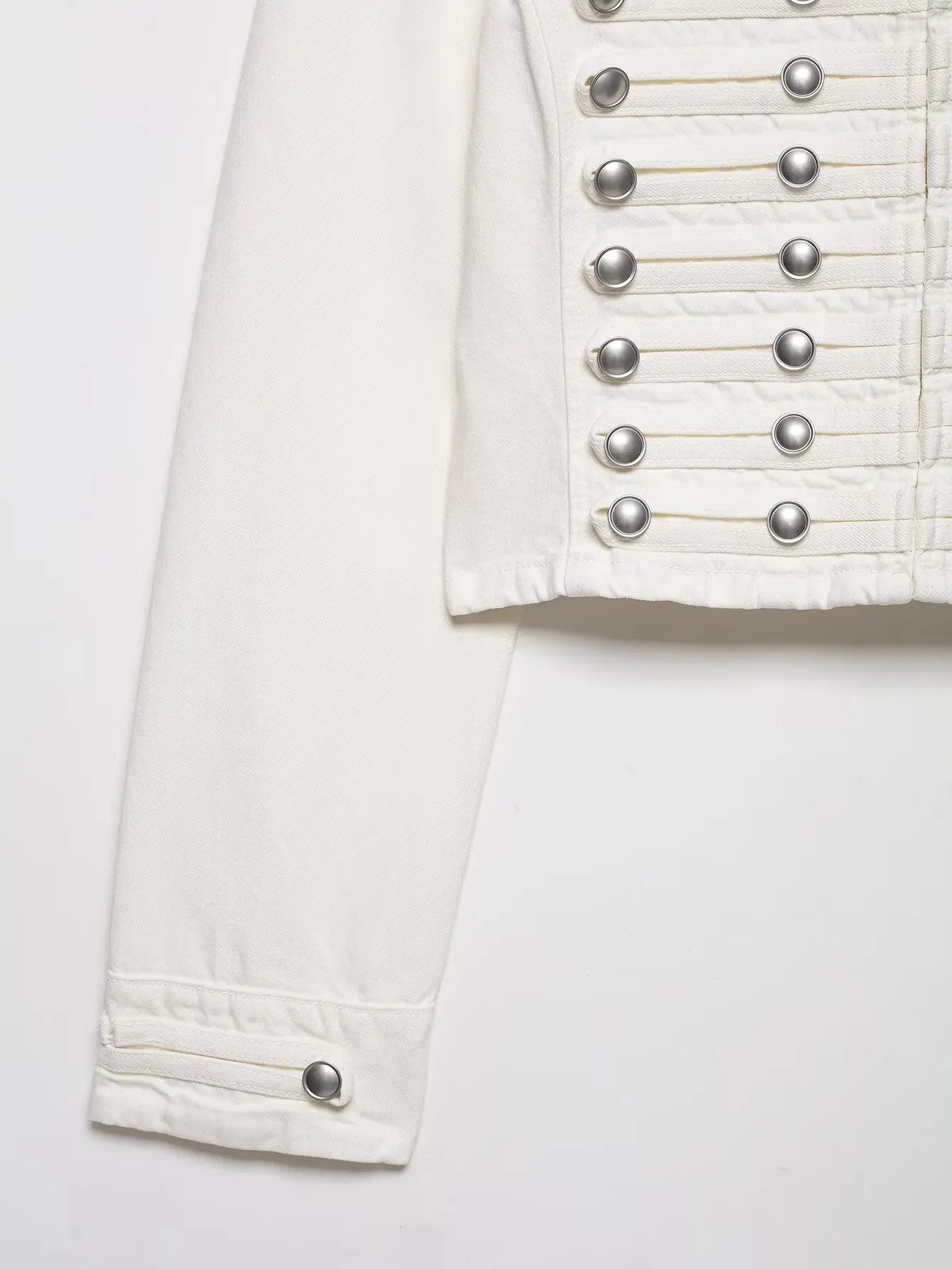 New Vintage Denim Jacket For Women Solid Round Neck Slim Fit Short Jackets 2026 Spring Lady Daily High Street Outerwears