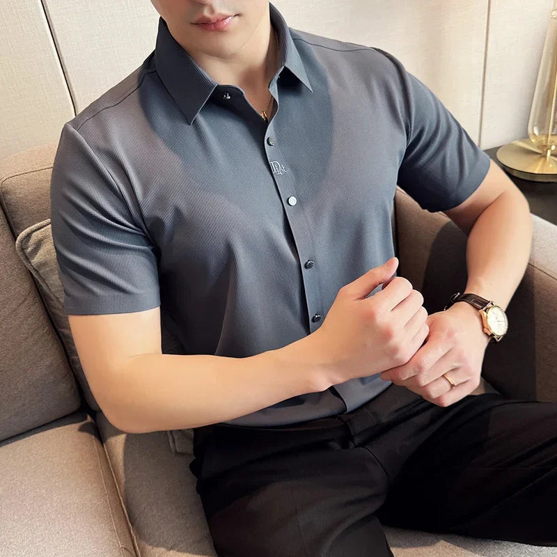 Elegant White Business Shirt