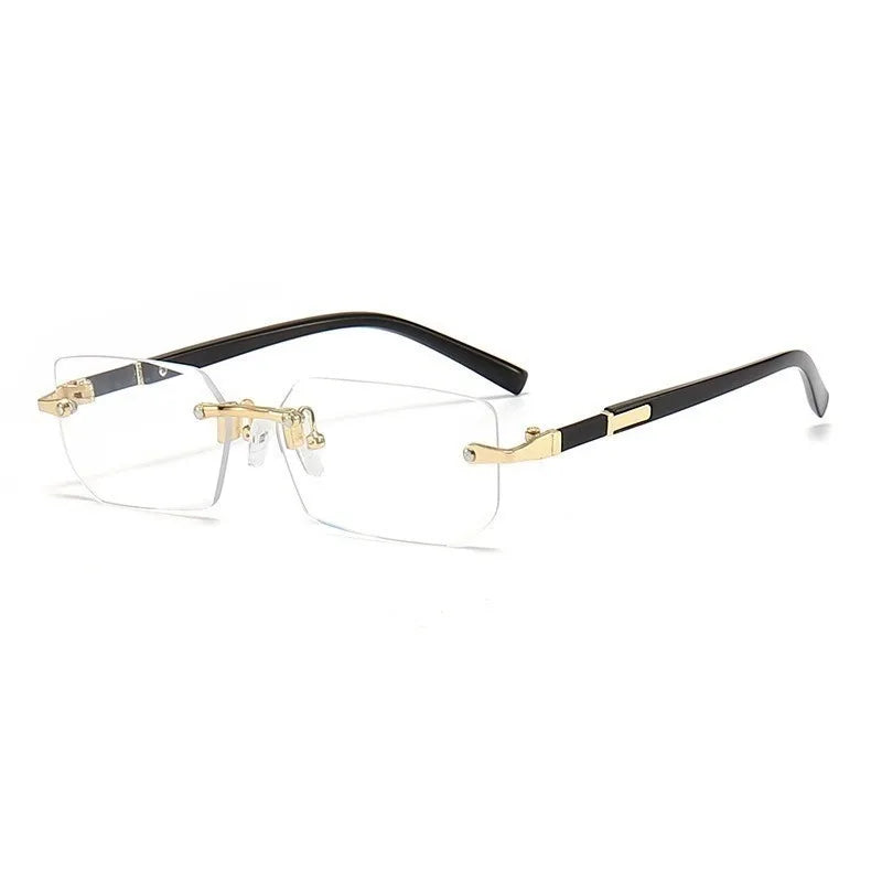 MIG & MIK STYLE™ Retro Rimless Rectangle Sunglasses