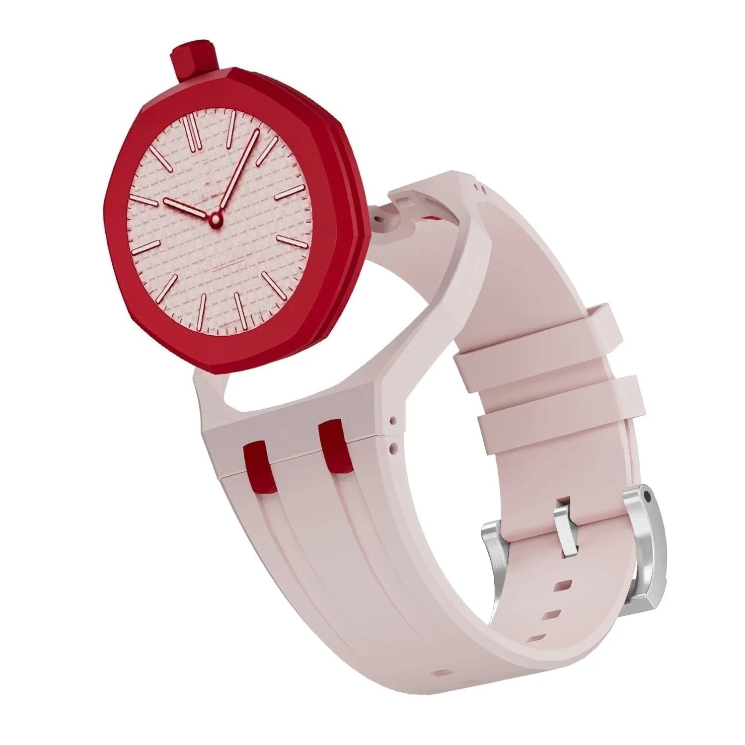 Ceramic Modification Kit For Swatch x AP Royal POP Biomaterials Watch Case Silicone Strap Pocket Changer To Wristwatch