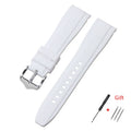 20mm 22mm Rubber Strap High Quality Curved End Silicone Watch Band for Swatch for Omega Moonswatch Bracelet Waterproof Wristband