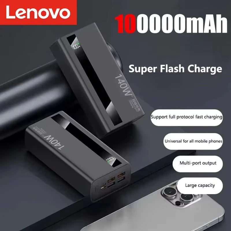 MIG & MIK STYLE™ 140W High-Capacity Portable Power Bank (500,000mAh)