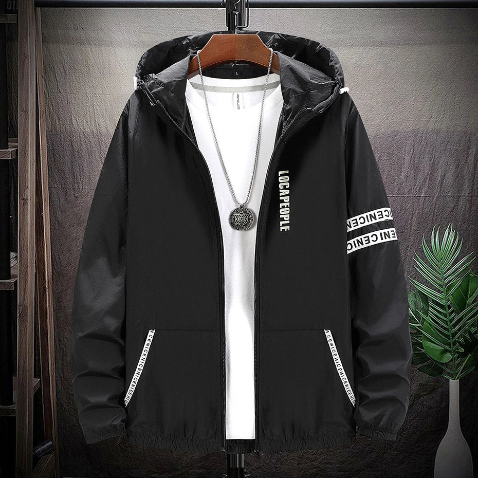 9XL Plus Size Jackets Men's Summer Thin Hooded Windbreaker Lightweight Jackets Man Big Size 7XL 8XL Jackets