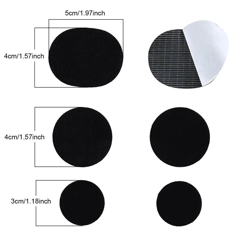 Front patch self-adhesive sneaker mesh patch heel sticker