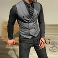 Men’s Double Breasted Business Vest