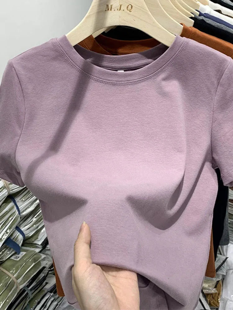 Essential Cotton Stretch Tee