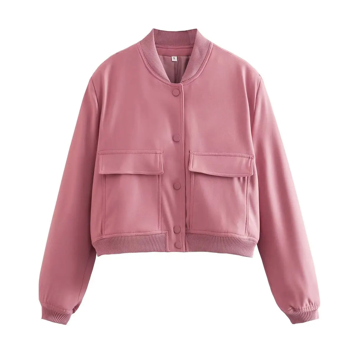 MIG & MIK STYLE™ Women's Classic V-Neck Bomber Jacket
