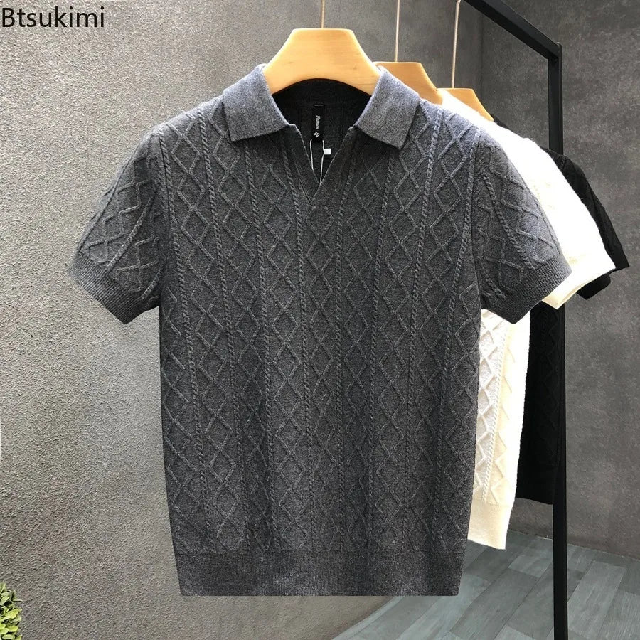 MIG & MIK STYLE™ Men's Executive Knit Polo Sweater