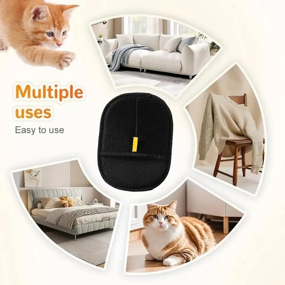 MIG & MIK STYLE™ 2PCS Electrostatic Pet Grooming Gloves