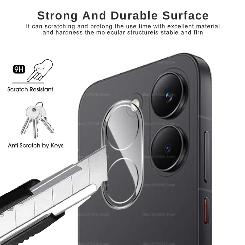 Camera Protector 3pcs Black 3D Glass for Xiaomi Poco X8 Pro Max/X7 Pro/X8 Pro X 8 ProMax Bubble-Free Anti-Scratch HD Lens Film