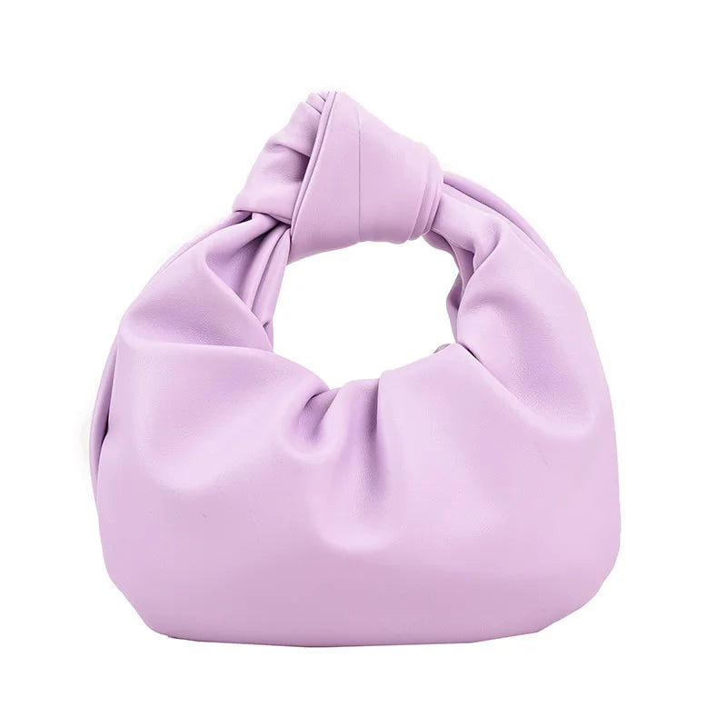 Elegant PU Leather Mini Handbag – Soft Luxury Clutch & Small Tote for Women