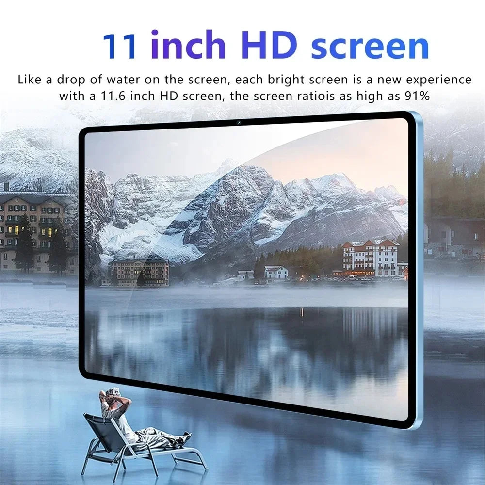 2026 Pad 16 Pro 12 inch Tablet Android 16 GPS WIFI 24GB 2TB 20000mAh 5G Dual Card Snapdragon 8gen3 10 Core Original Android Tab