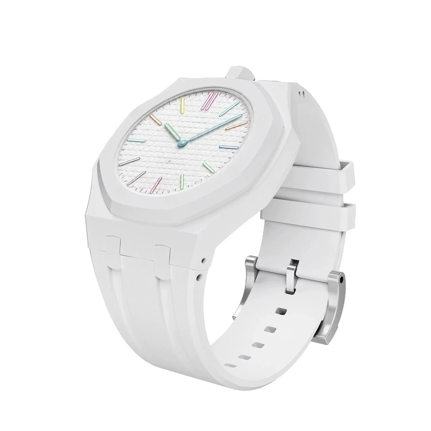 Ceramic Modification Kit For Swatch x AP Royal POP Biomaterials Watch Case Silicone Strap Pocket Changer To Wristwatch