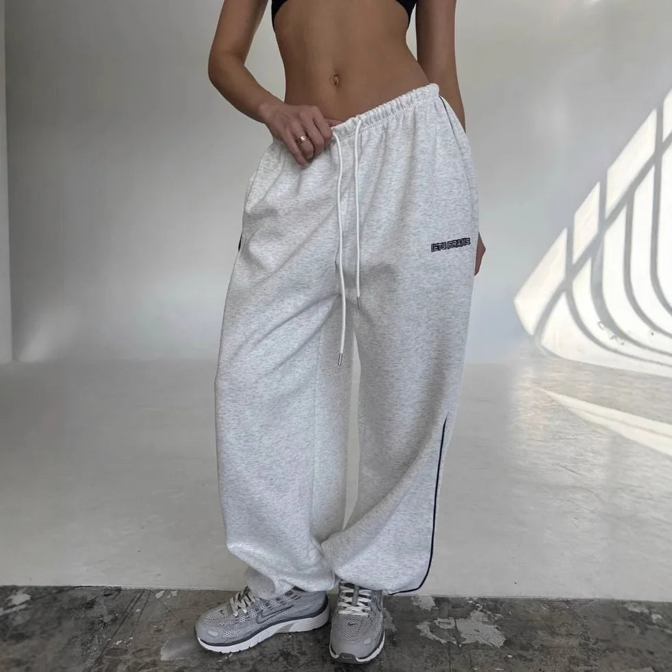 MIG & MIK STYLE™ Women's Retro Stripe Wide Leg Trousers