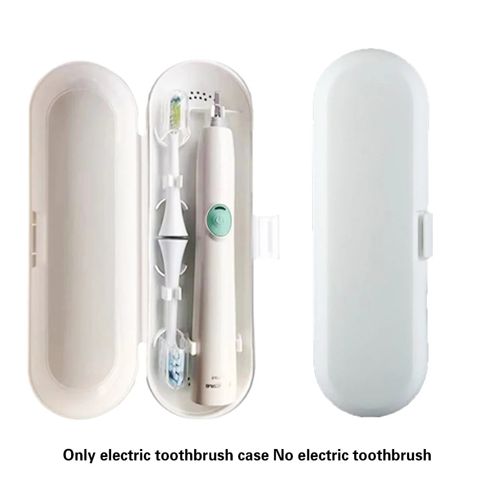 Travel Electric Toothbrush Storage Box Portable Case Electric Toothbrush Handle Universal Case Butterfly Letter Pattern