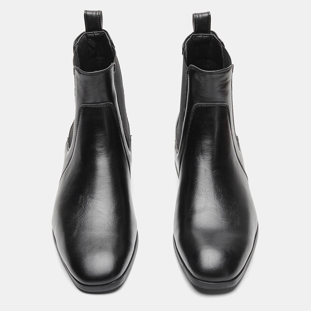 40~46 Chelsea Boots Men 2024 Brand Comfortable Fashion Leather Men Boots #KD431