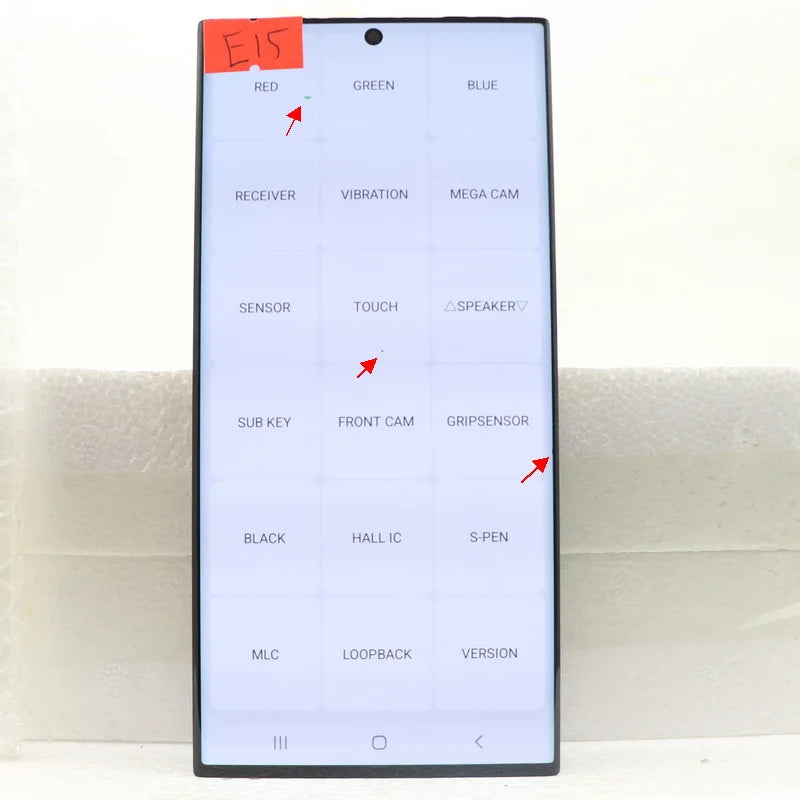For Samsung Galaxy S23 Ultra 5G AMOLED LCD S918 S918B/DS S918U S918F Lcd Display Digital Touch Screen  Assembly With Defect Dot