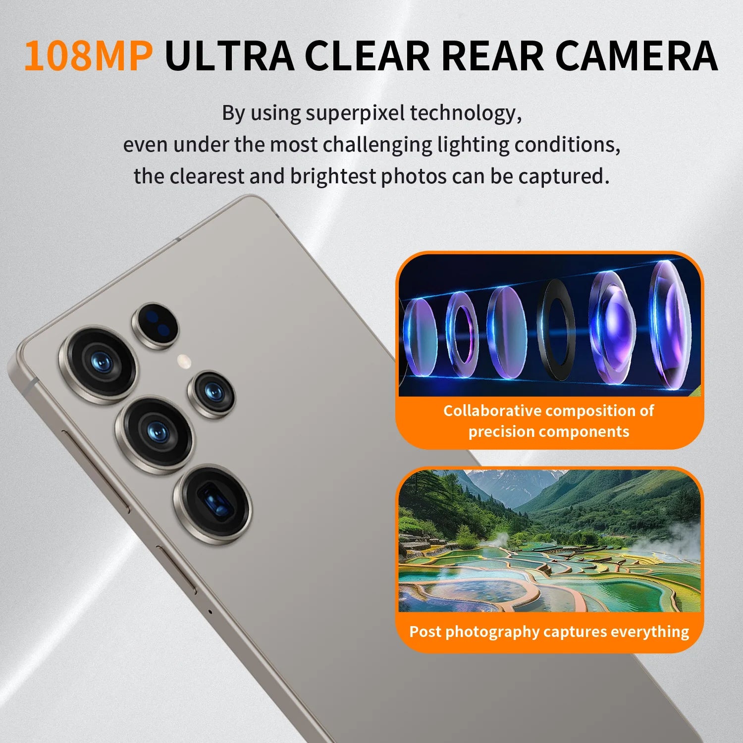 2026 Hot S25 Pro original intelligent 4G 5G dual card dual standby system global version 7.3 inch 8000mAh battery Arrival