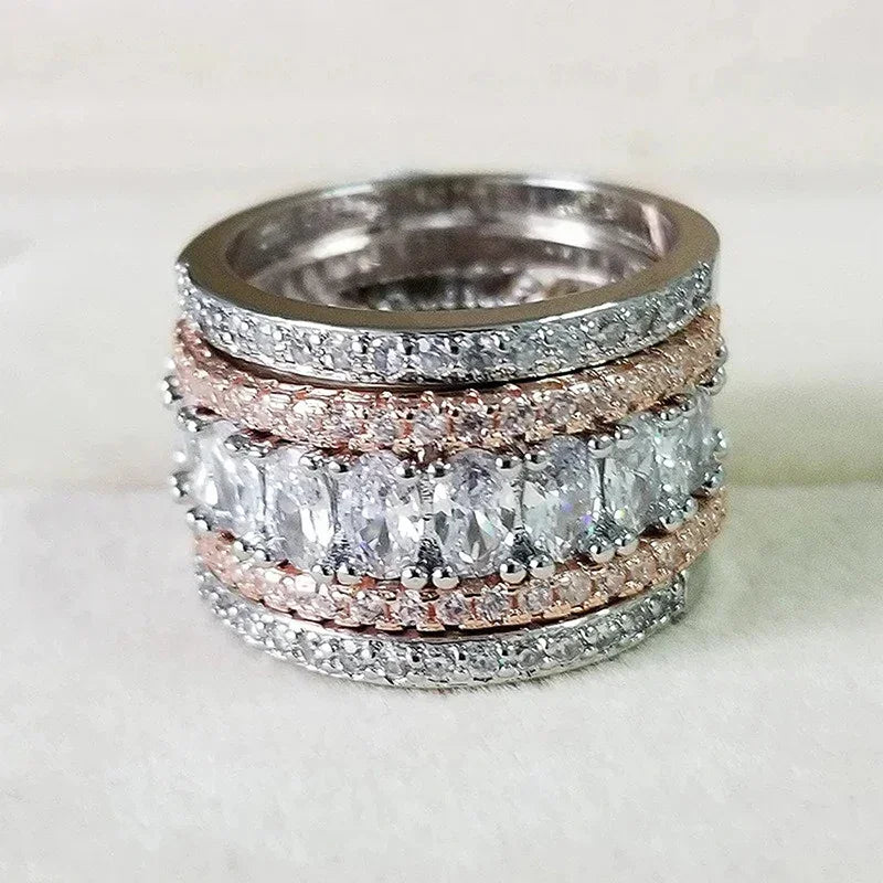 Wide CZ Statement Ring — MIG & MIK STYLE™