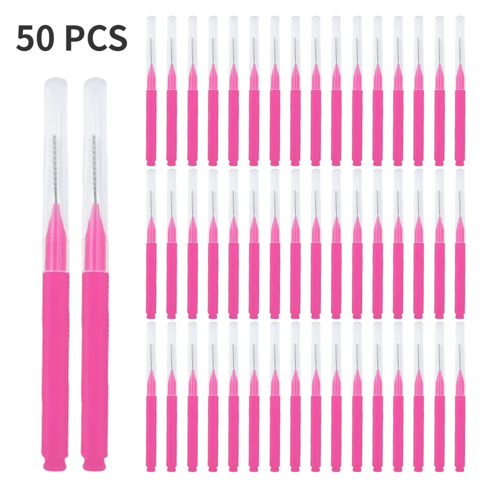 10/50PS Portable Mini Eyebrow Brushes Disposable Eyelash Brow Lifting Brush Applicators Lash Extension Comb Beauty Makeup Tools