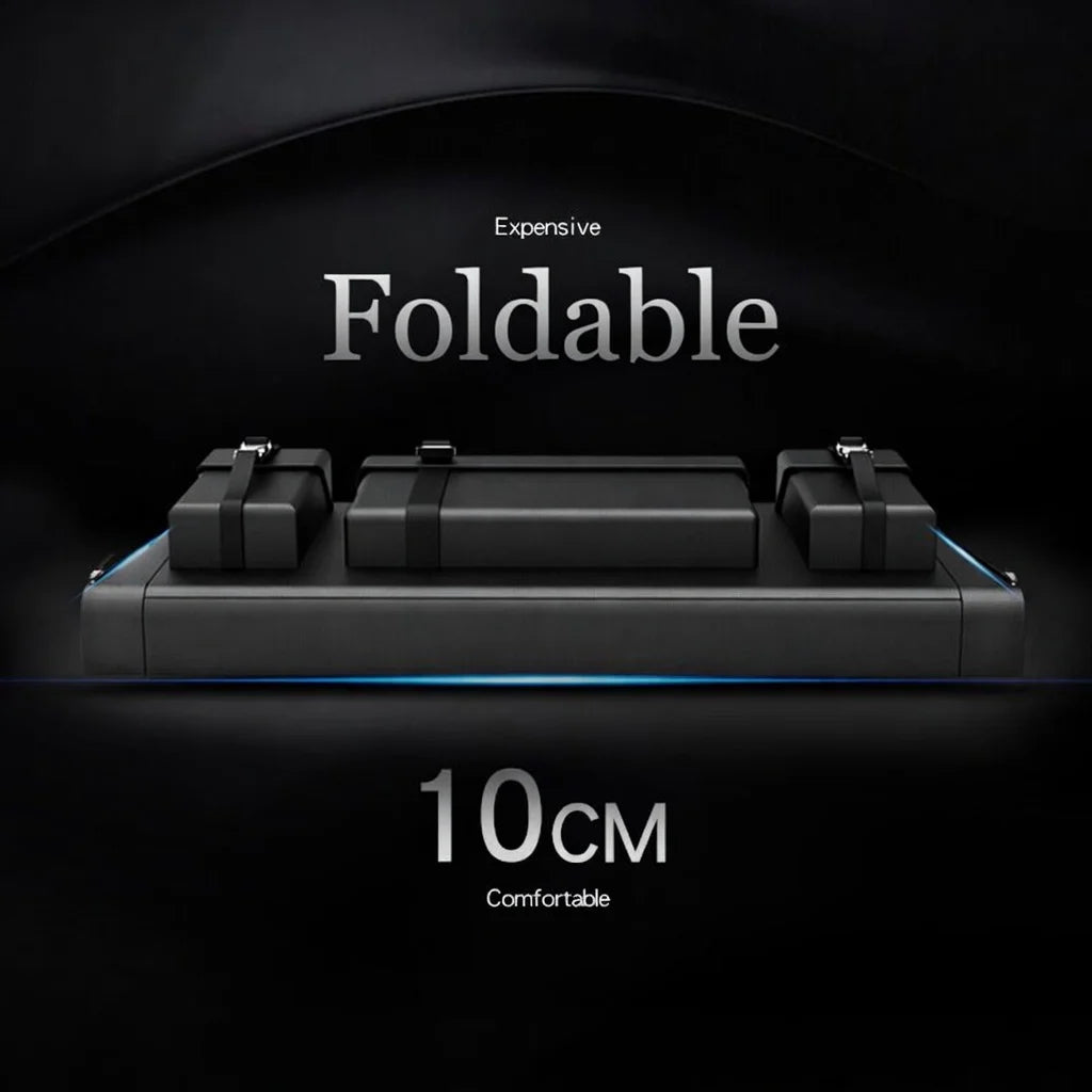 Large Capacity Car Trunk Organizer, Waterproof Foldable Cargo Storage Box with Lid, Multi-compartment Auto Organizer for SUV
