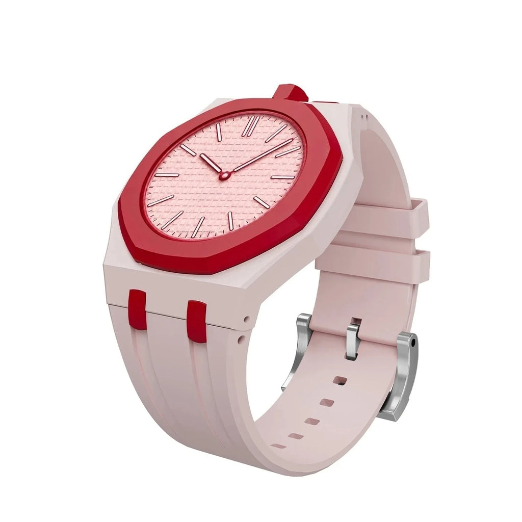 Ceramic Modification Kit For Swatch x AP Royal POP Biomaterials Watch Case Silicone Strap Pocket Changer To Wristwatch