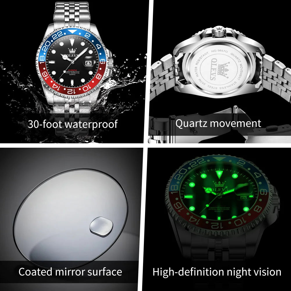 MIG & MIK STYLE™ Executive Date Quartz Watch