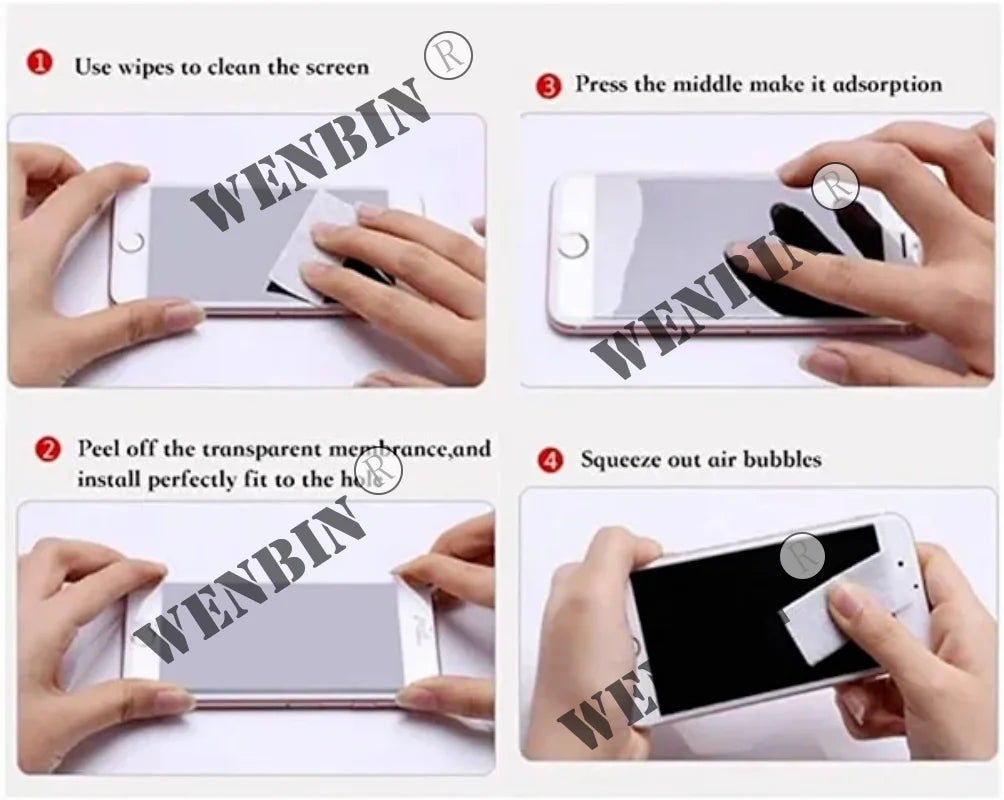 3 Pcs 9HD Screen Protector Full Protective Glass For Asus ROG Phone 8 7 6 Pro Zenfone 10 9 8 7 Screen Protector